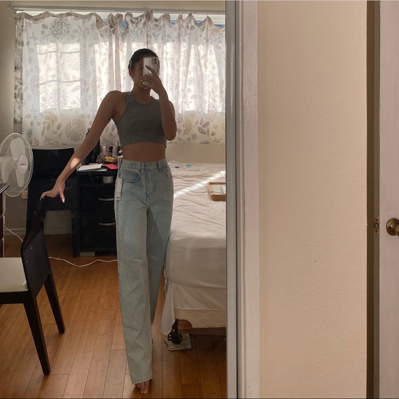 urban outfitters high waisted baggy jean - Picture 6 of 7
